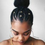 Flat Twists With High Bun