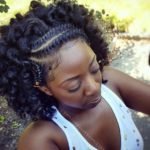 Flat Twists With Soft Curls