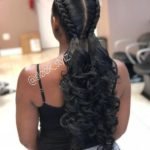 French Braids With Weave