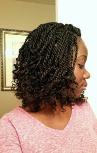 Kinky Twists for Transitioning Hair