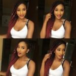 Ombre Burgundy Box Braids