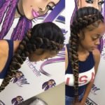 Two Toned Butterfly Braids