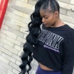 Ultra-Long Wavy Ponytail With Braids