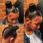 double high braided buns
