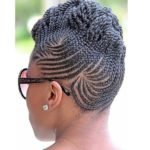 Cornrow Updo