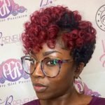 Short Bouncy Red Crochet Curls