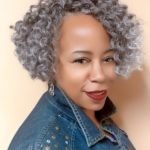 Short Grey Crochet Curls