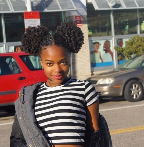 BNFroFriday An Easy Hairstyle for the Weekend Learn how to get this Afro  Puff with Lizlizlive  BellaNaija