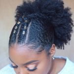 Pony Puff With Flat Twists