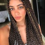 Senegalese Twists With Middle Part