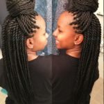 Twist Braids Updo