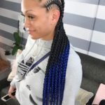 Blue Ombre Stitch Braids