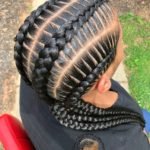 Chunky Straight Back Stitch Braids