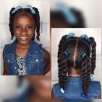 Double Twist Ponytails