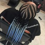 Light Blue Ombre Stitch Braids