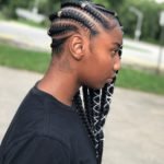 Side-Swept Stitch Braids