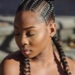 Stitch Braids With Half Up Double Buns