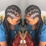 Stitch Braids With Zig Zag Parts
