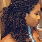 Half Pulled Back Passion Twists