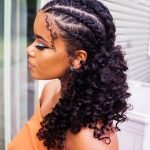 Cornrows With Curls