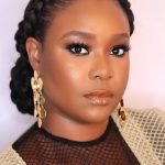 French Braids Low Bun