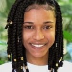 Short Braids With Beads