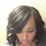 Invisible Braids Bob With Side Part