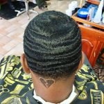 Waves With Shaved Design