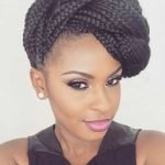 Box Braids Updo