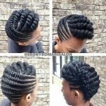 Chunky Flat Twist Updo