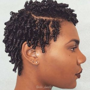 Finger Coils With Side Part