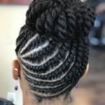 Flat Twist High Bun