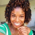 Half Up Half Down Finger Coils