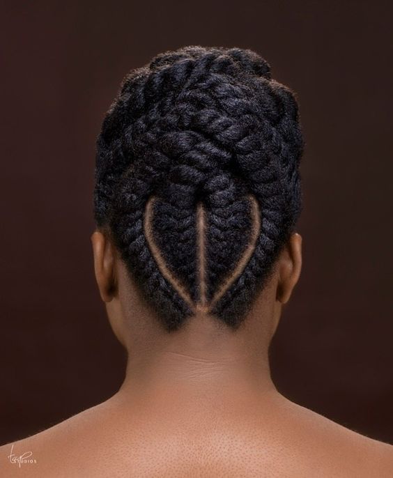 Intricate Flat Twist Updo | Black hair tribe