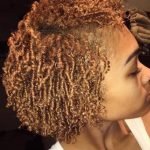 Tight Honey Blonde Finger Coils