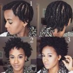 flat twist on natural hair