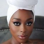 Knotted White Head Wrap