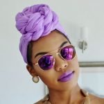 Lavender Twist Head Wrap