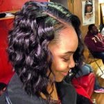 Sew-In Bob With Barrel Curls