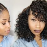 Shoulder-Length Curly Weave