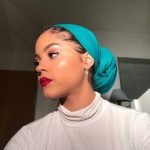 Teal Head Wrap