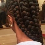 Chunky Mohawk Braids With Cornrows