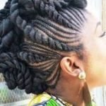 Mohawk Braid Updo