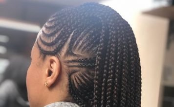 Mohawk Braids With Design