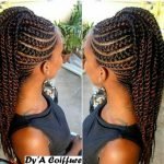 Mohawk Cornrows With Twists