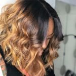 Blonde Ombre Wig With Loose Curls