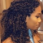 Half Pulled Back Spring Twists