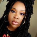 Half Up Half Down Black Spring Twists