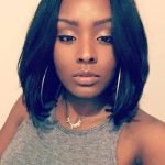 Middle Part Lace Front Bob Wig