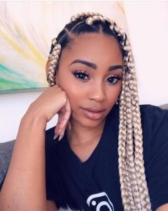 Blonde Chunky Box Braids